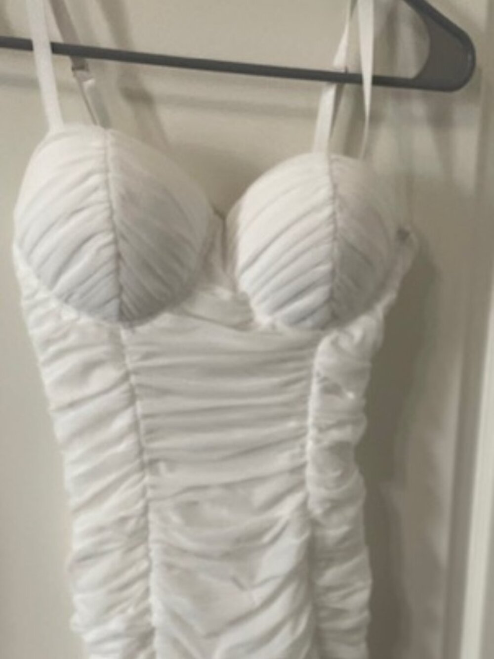 NWOT Emprada White Bodycon Midi Dress Small